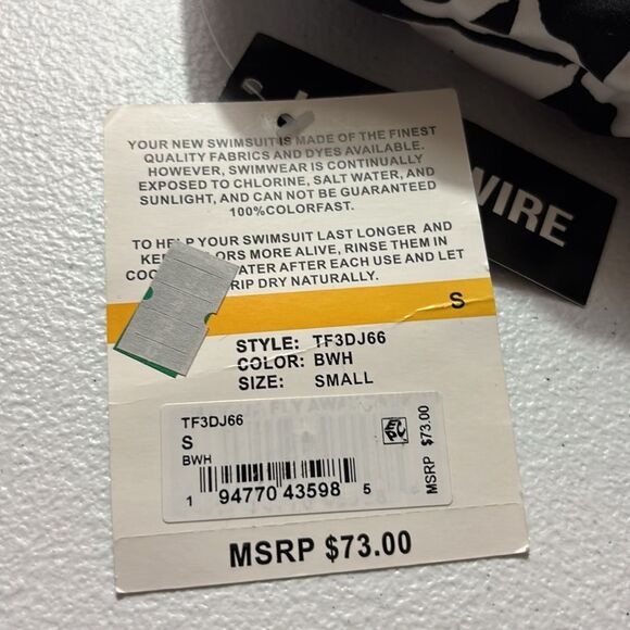 New 24th & Ocean tankini swim top small - Picture 5 of 7